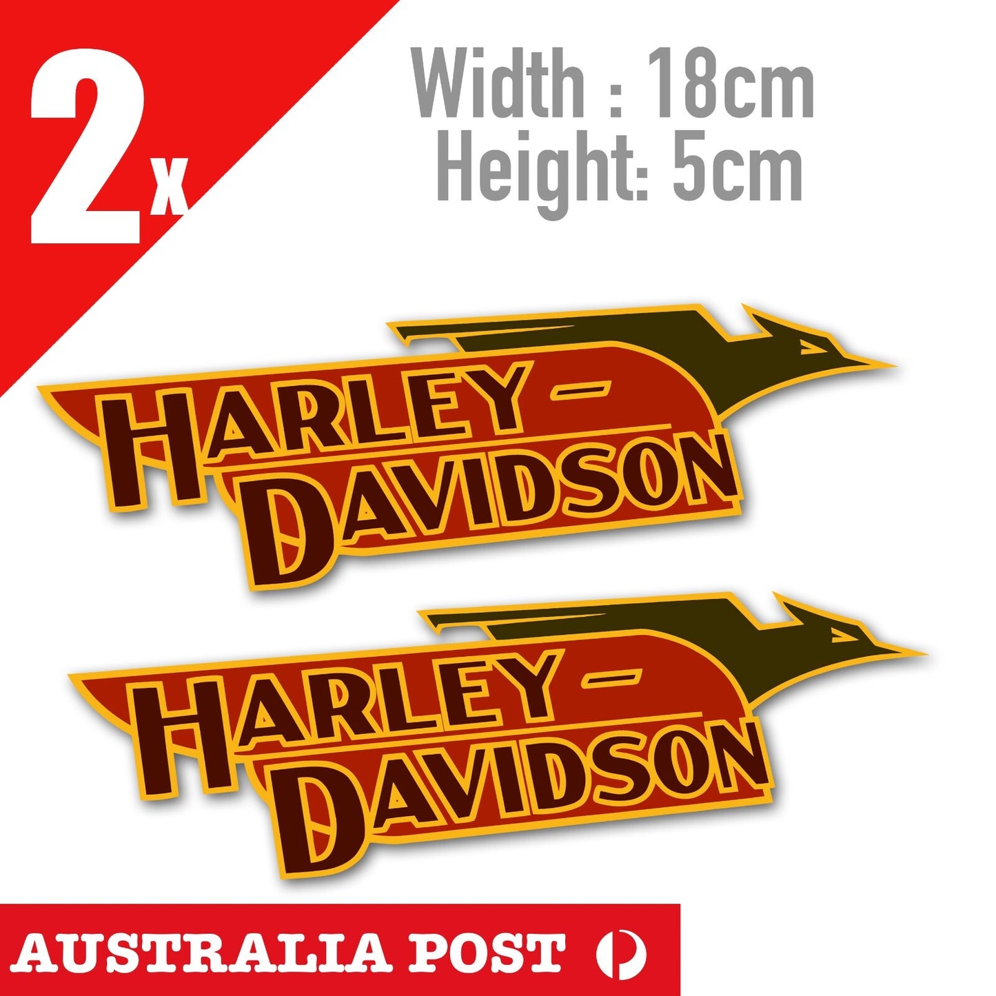 Harley Davidson Motorcycle Logo Eagle Fuel Tank Decal Stickers