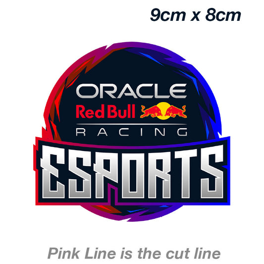 Red Bull ORACLE ESPORT Laptop , Car  Vinyl  Sticker 