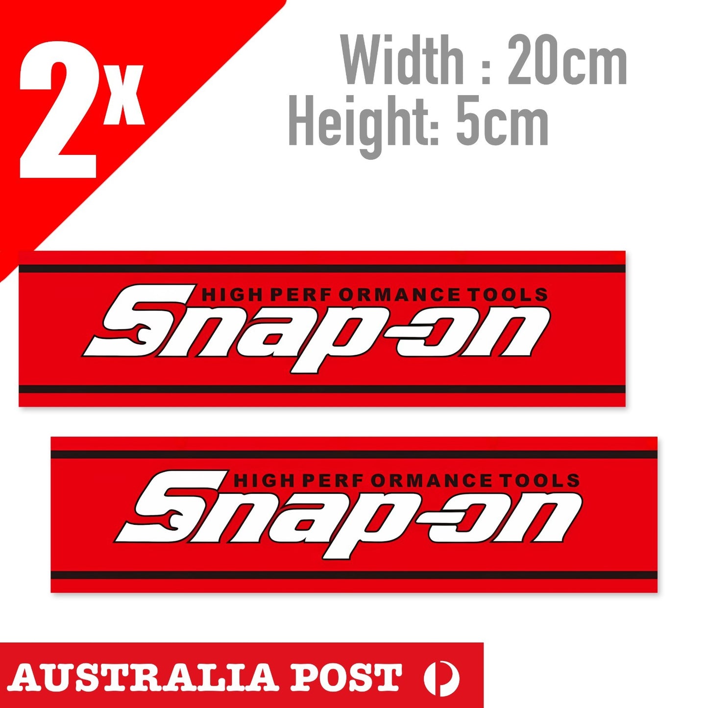 SNAP-ON High Performance Tools Banner ,Tools Garage Vintage logo  Sticker