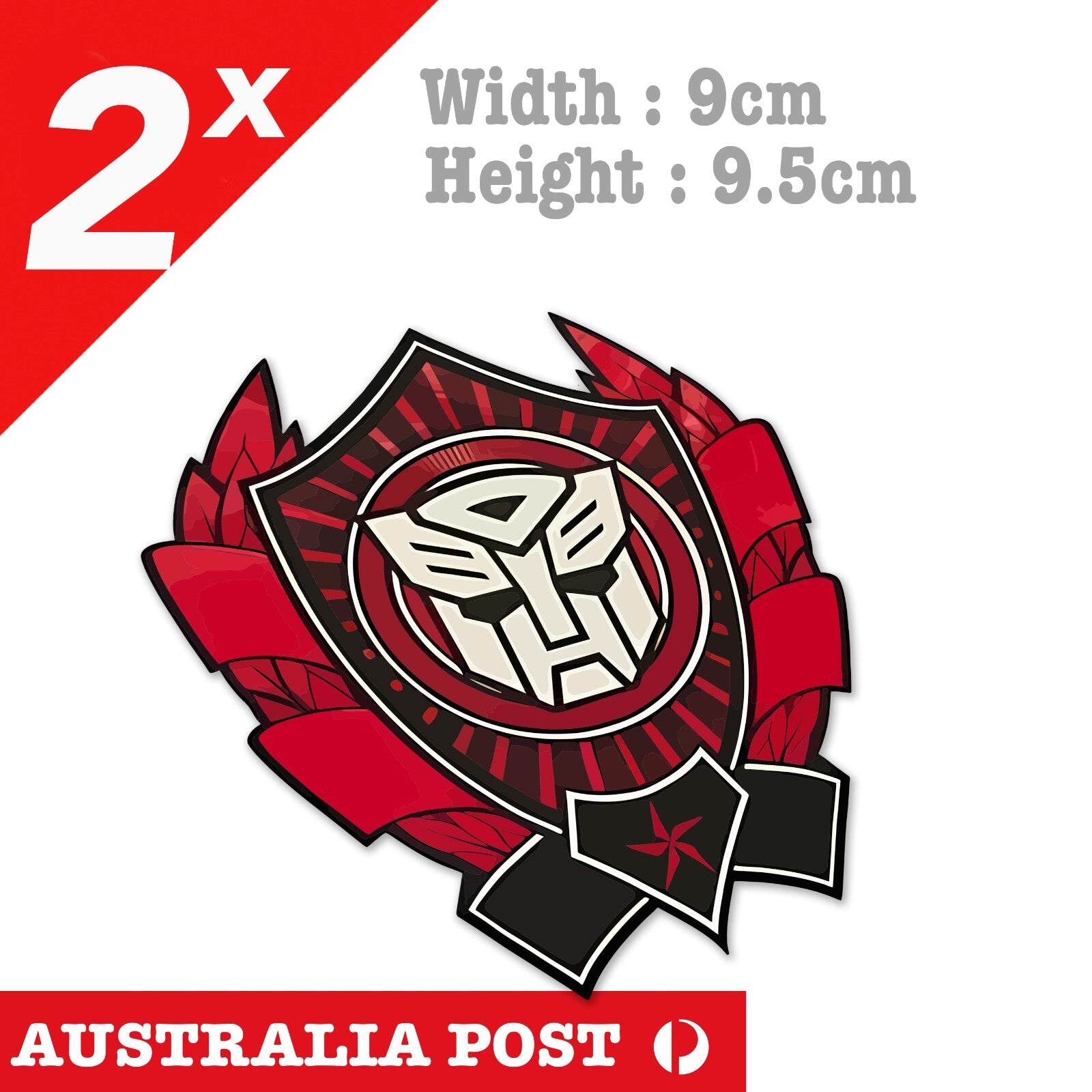 Transformers Logo ,Optimus Prime, Bumble Bee, Transformers Robot Badge Sticker