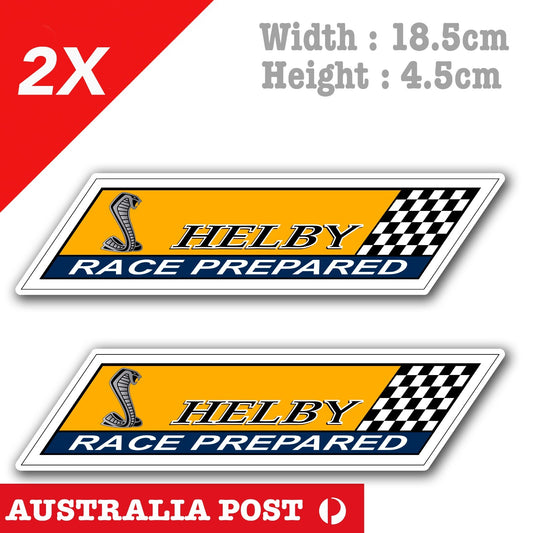 Ford Mustang Shelby Cobra GT500 Race Prepared Decal Stickers