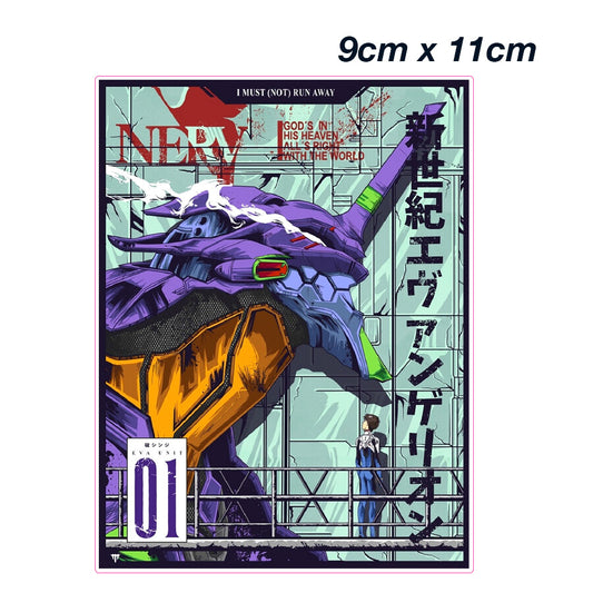 EVANGELION  EVA 1 Anime Poster JDM Laptop , Car  Decal Sticker 