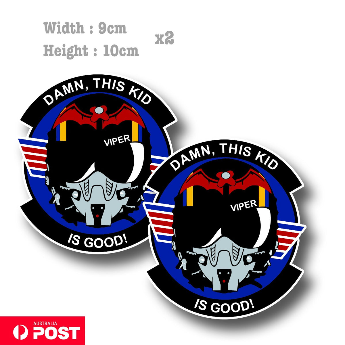 Top Gun Viper Helmet - This Gives Me Decal Sticker