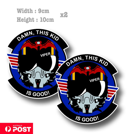 Top Gun Viper Helmet - This Gives Me Decal Sticker