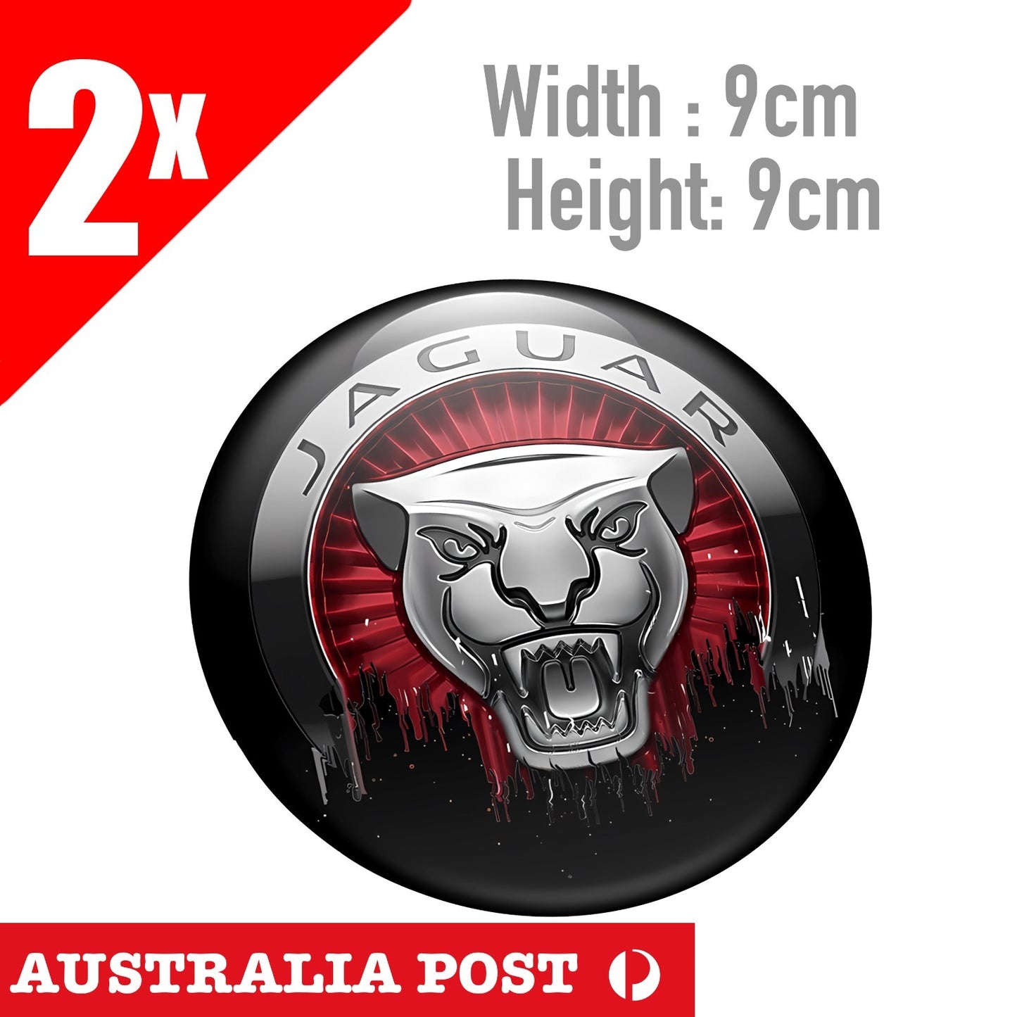 Jaguar Round Logo Sticker