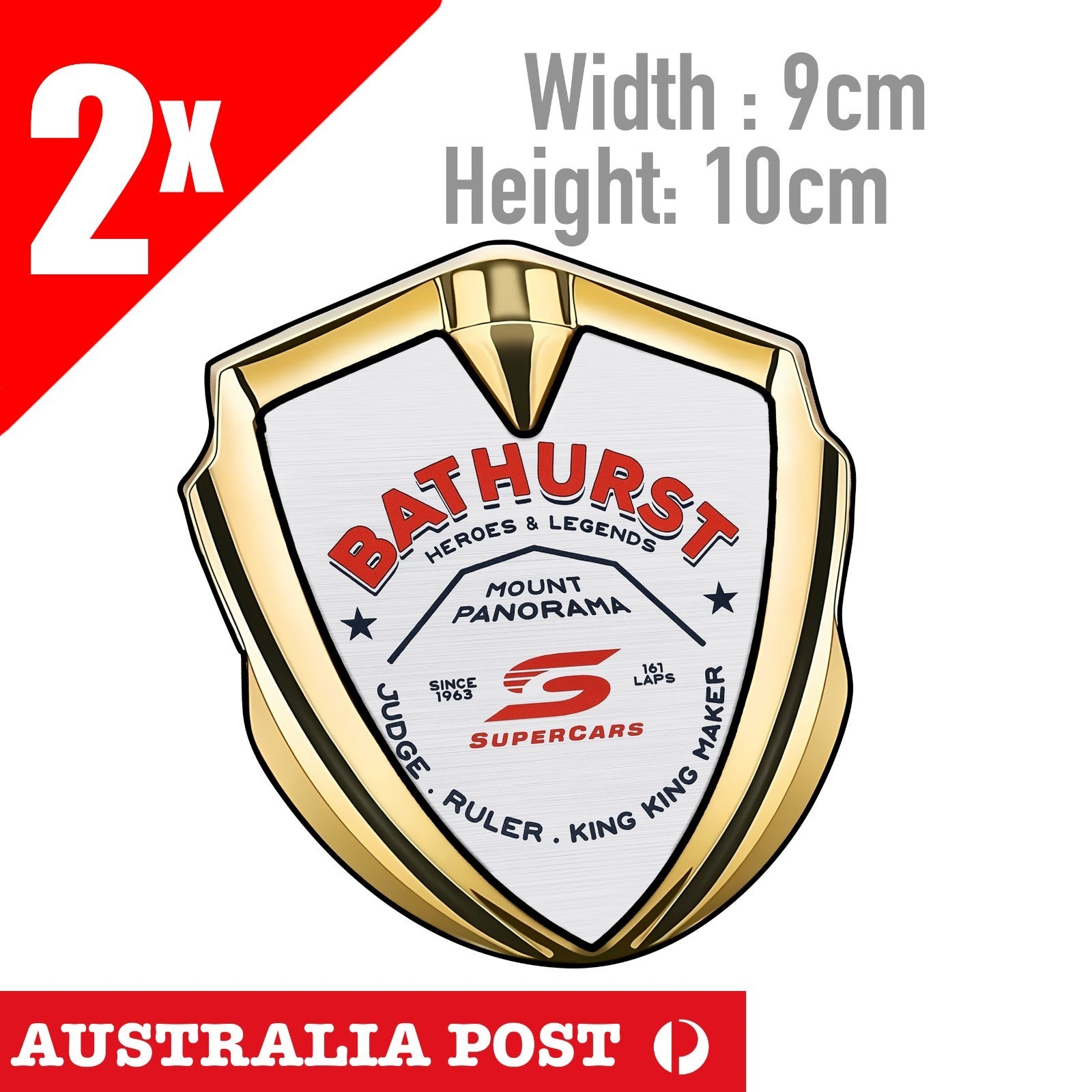 Bathurst  Mount PANORAMA Gold Logo - REPCO Garage Logo Decal Sticker