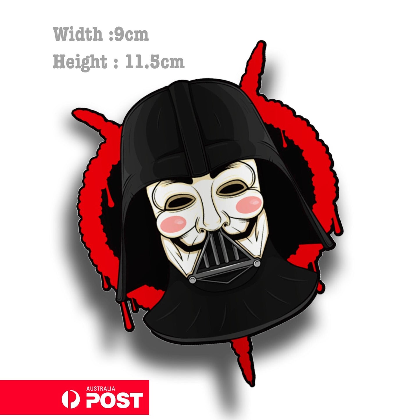 Darth Vader - V for Vader - Star Wars  Decal Sticker