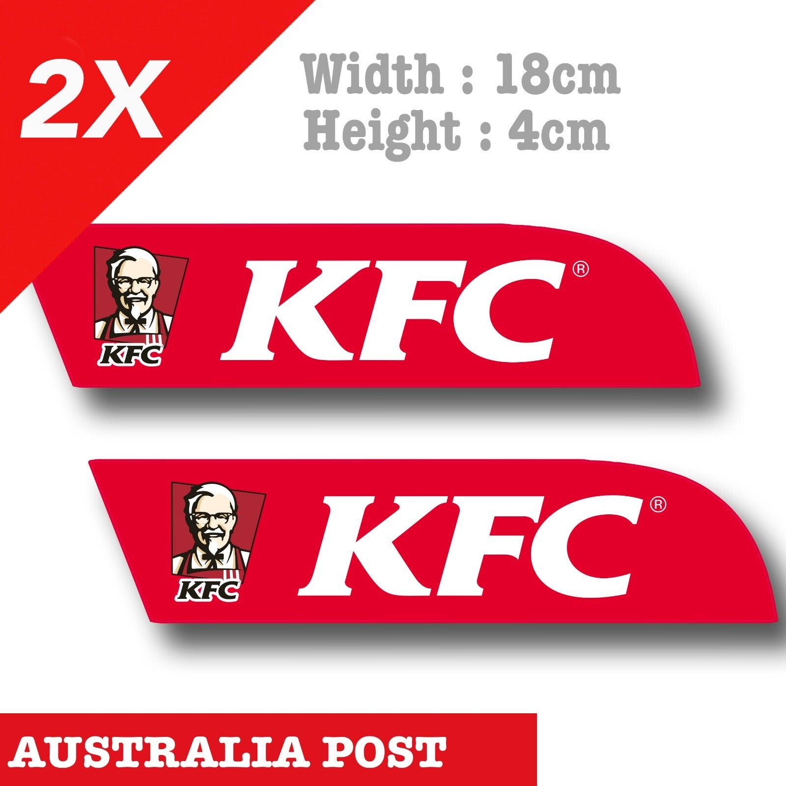 KFC Banner Logo Sticker – Astro Stickers