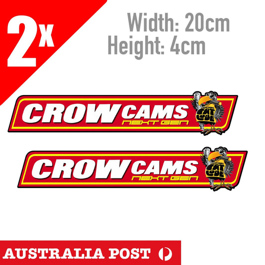 CROW CAMS Banner VINTAGE MOTORSPORT HOT ROD RAT ROD  Stickers