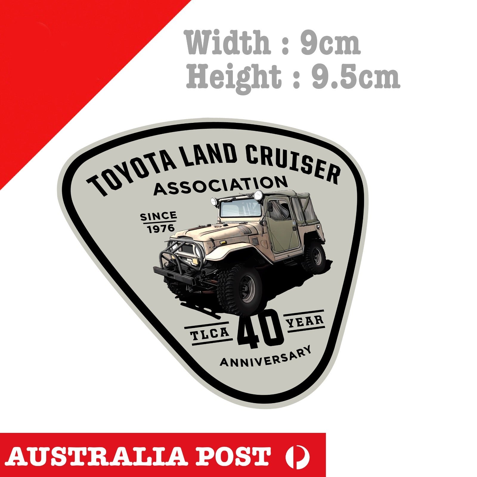 TOYOTA Land Cruiser Association,  Hilux, 4x4 Truck Ute, 4Runner Sticker
