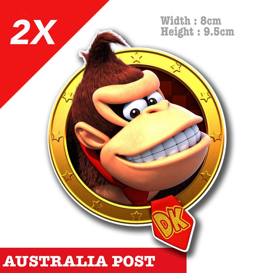Donkey Kong Badge Nintendo Game Character  Sticker