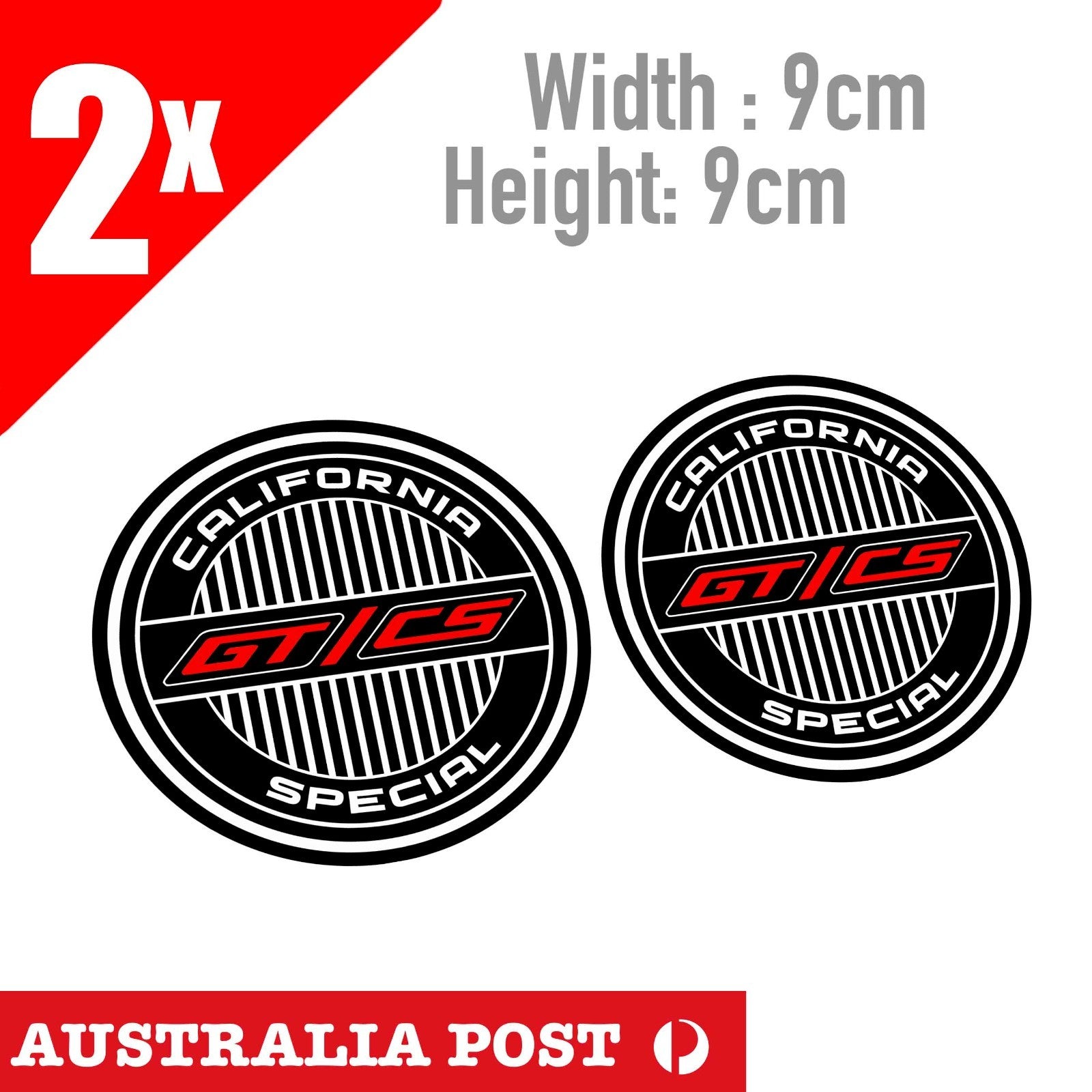 FORD MUSTANG  CALFORNIA GT SPECIAL , Racing Motorsport Logo  Stickers