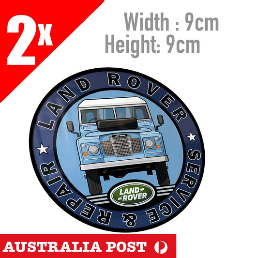 Land ROVER  Defender Service & Repair round logo , Off Road, 4x4 Sticker
