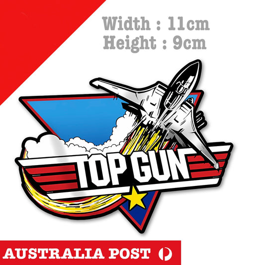 Top Gun Logo Sticker Decal Air Force Style Sticker