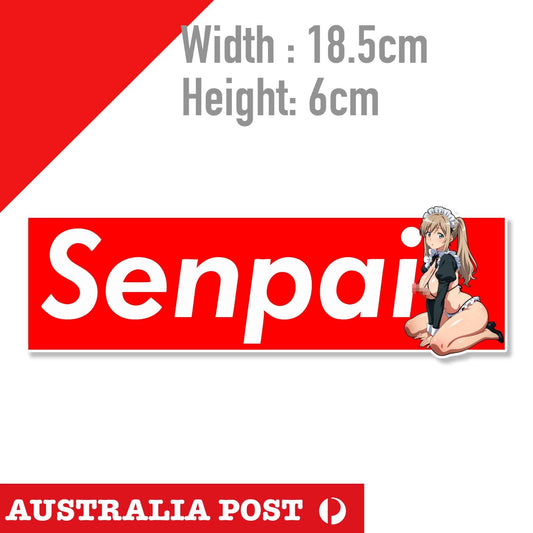 SENPAI Pls Anime Girl Waifu Slap  JDM HENTAI Cute Sexy Girl Anime  Sticker