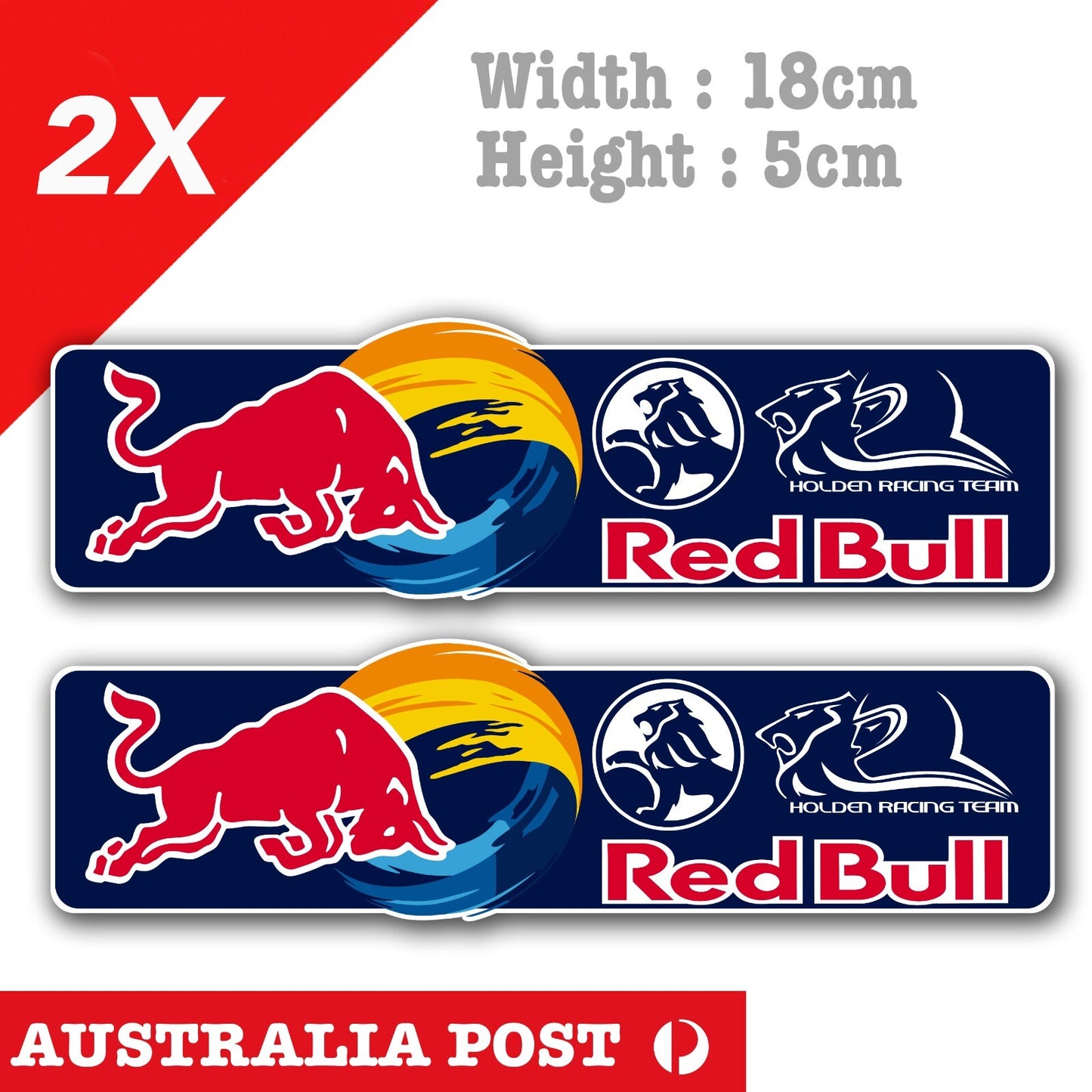 Holden Racing Team Red Bull New Logo Laptop , Car  Vinyl  Sticker 