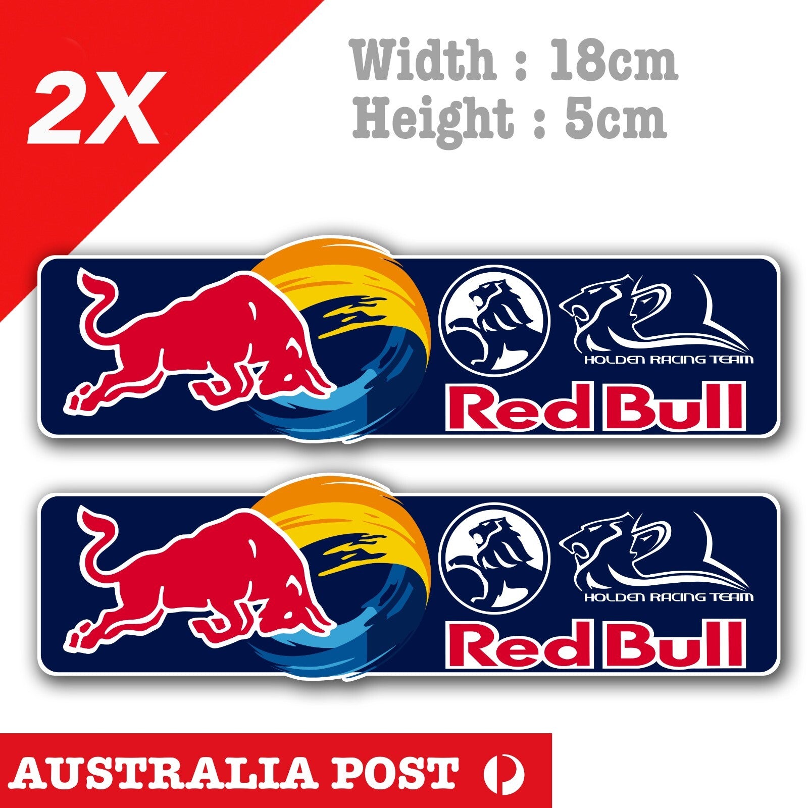 Holden Racing Team Red Bull New Logo Laptop , Car  Vinyl  Sticker 