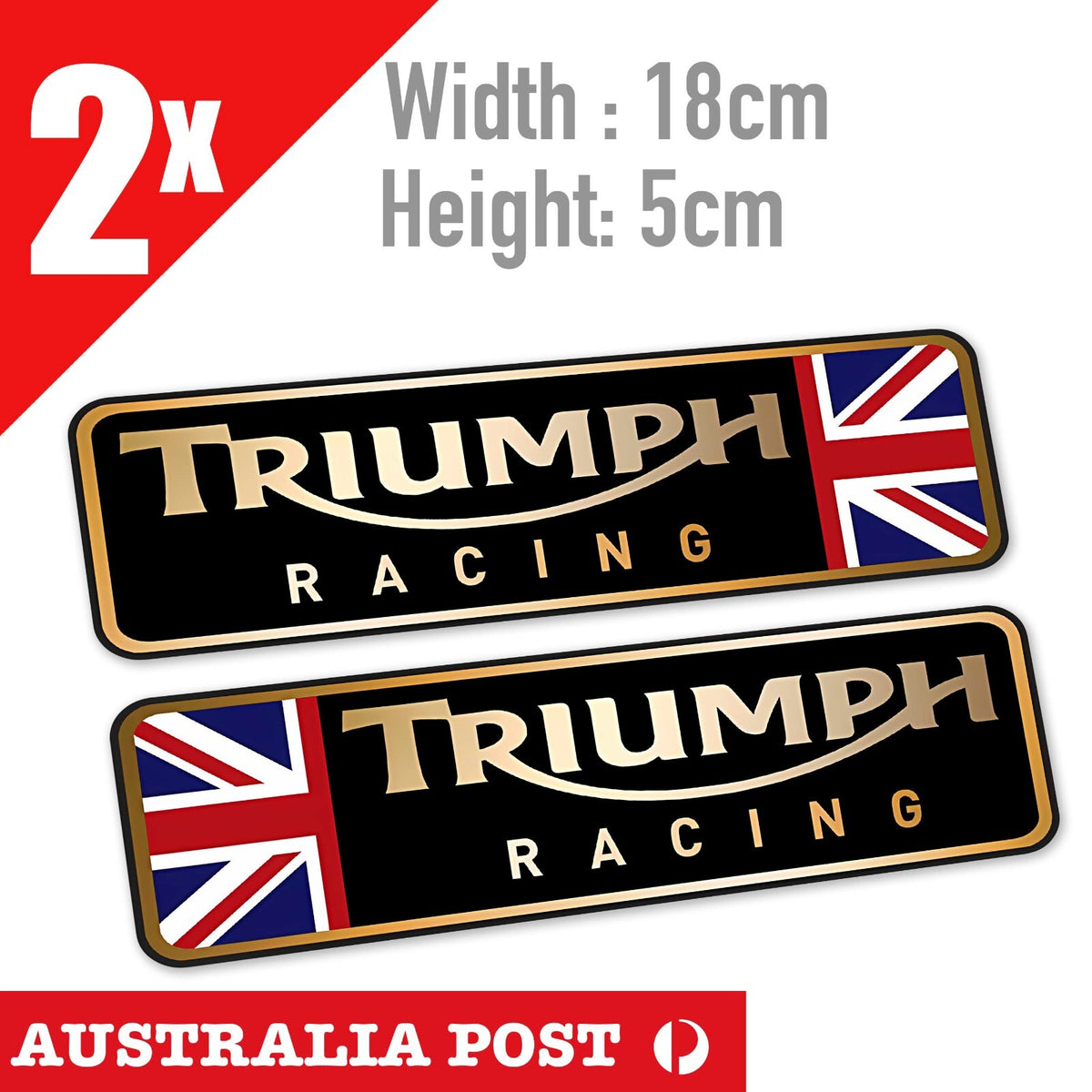 Motorcycle Triumph Banner Laptop , Car  Decal Sticker
