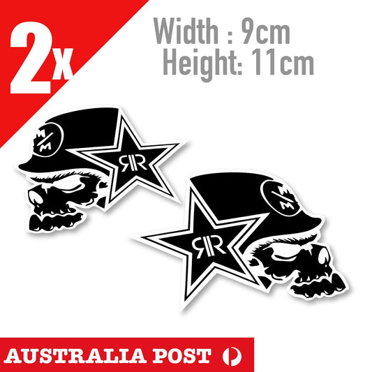 Metal Mulisha Rockstar Energy,Motocross Dirt Bike 4x4 Off Road ,Stickers