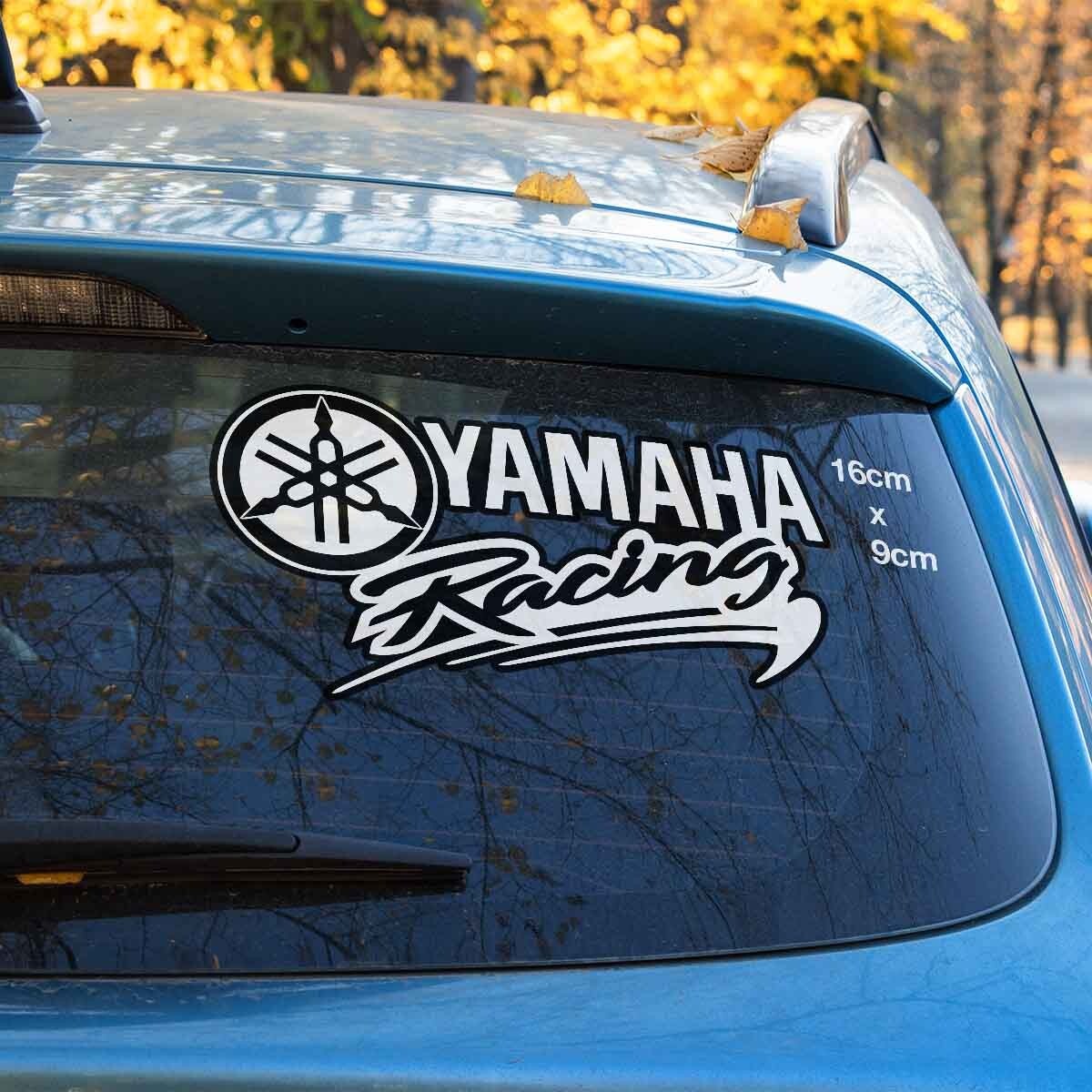 Yamaha Logo RACING Motorcycle  Logo Vinyl  Stickers