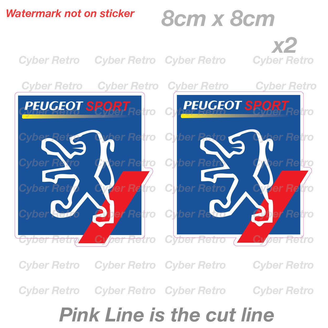 Peugeot Sport Badge JDM Turbo Ralli Truck, Ute Car 4x4  Vinyl Sticker