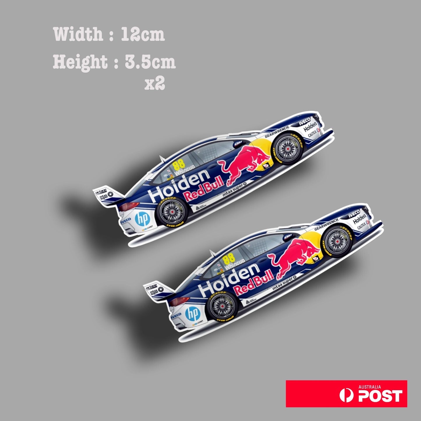 Holden Red Bull Racing Car Laptop , Car  Vinyl  Sticker 