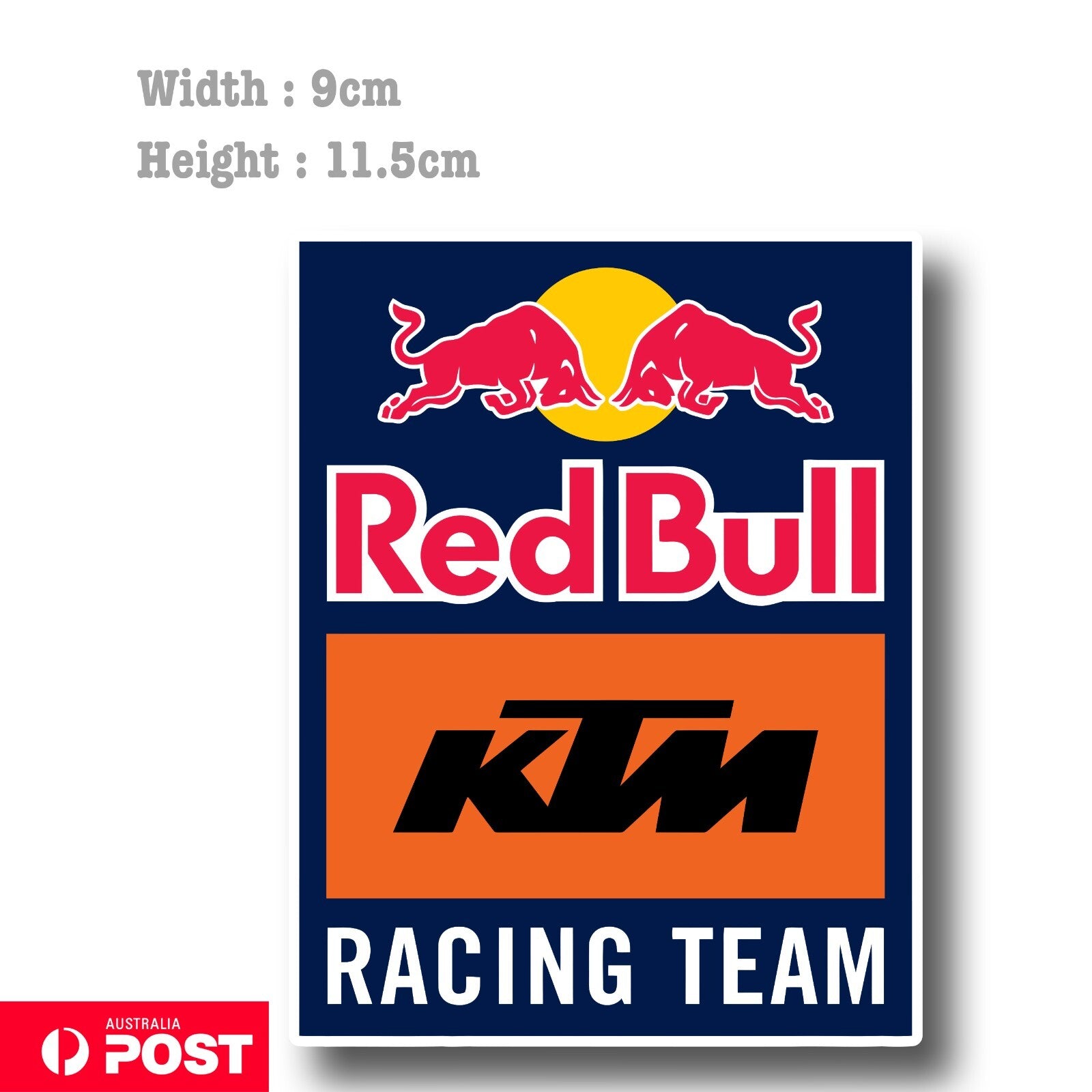 Red Bull KTM Racing Team Fridge Bar  Laptop , Car  Decal Sticker 
