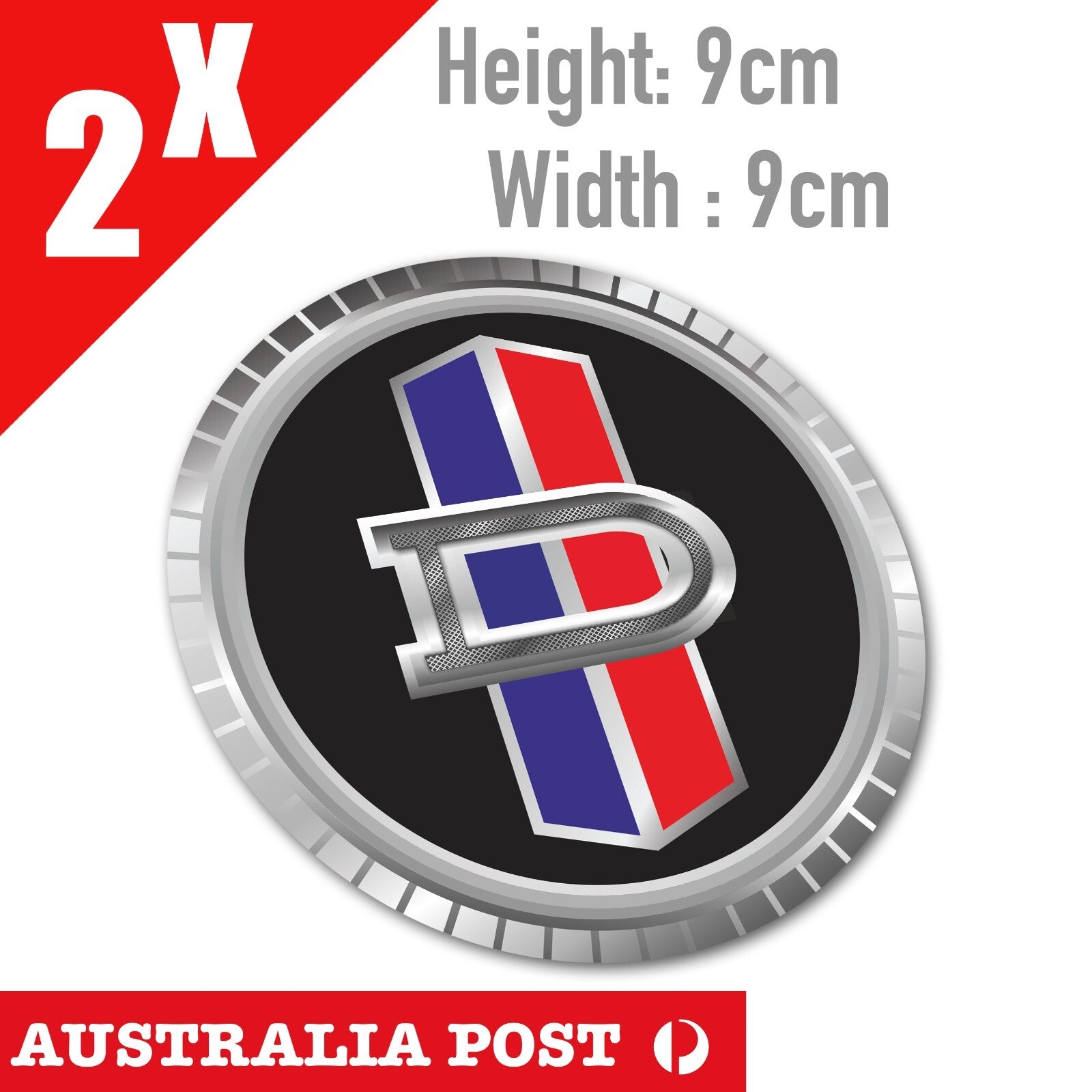 DATSUN Round Logo  Stickers