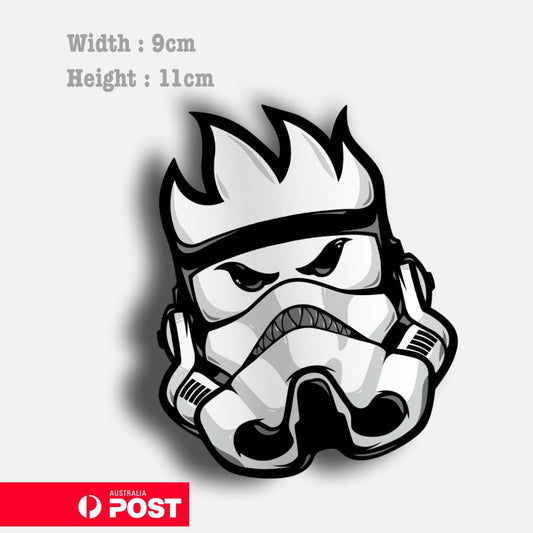 Star Wars - Storm Trooper Spitfire  Laptop , Car  Decal Sticker 