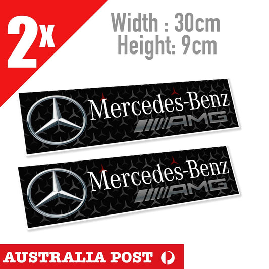 MERCEDES BENZ AMG Banner Sign Logo Sticker ,Car Logo Stickers