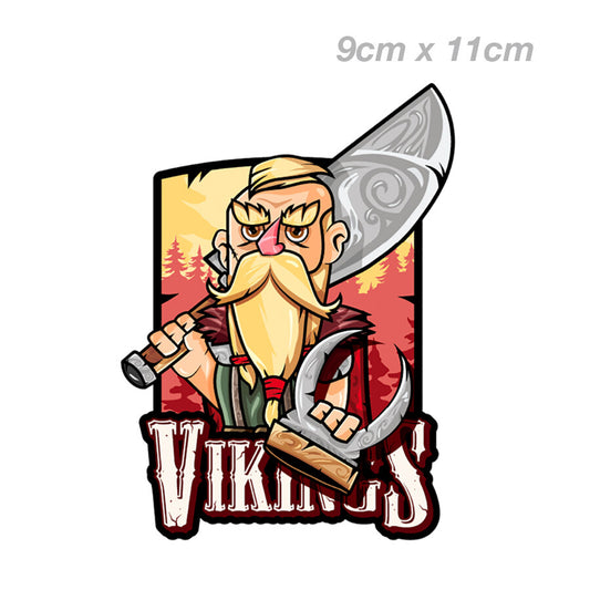 Viking with Sword  Laptop , Car  Decal Sticker 