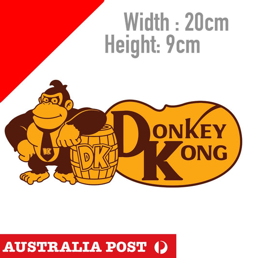 Vintage Donkey Kong Logo Sticker