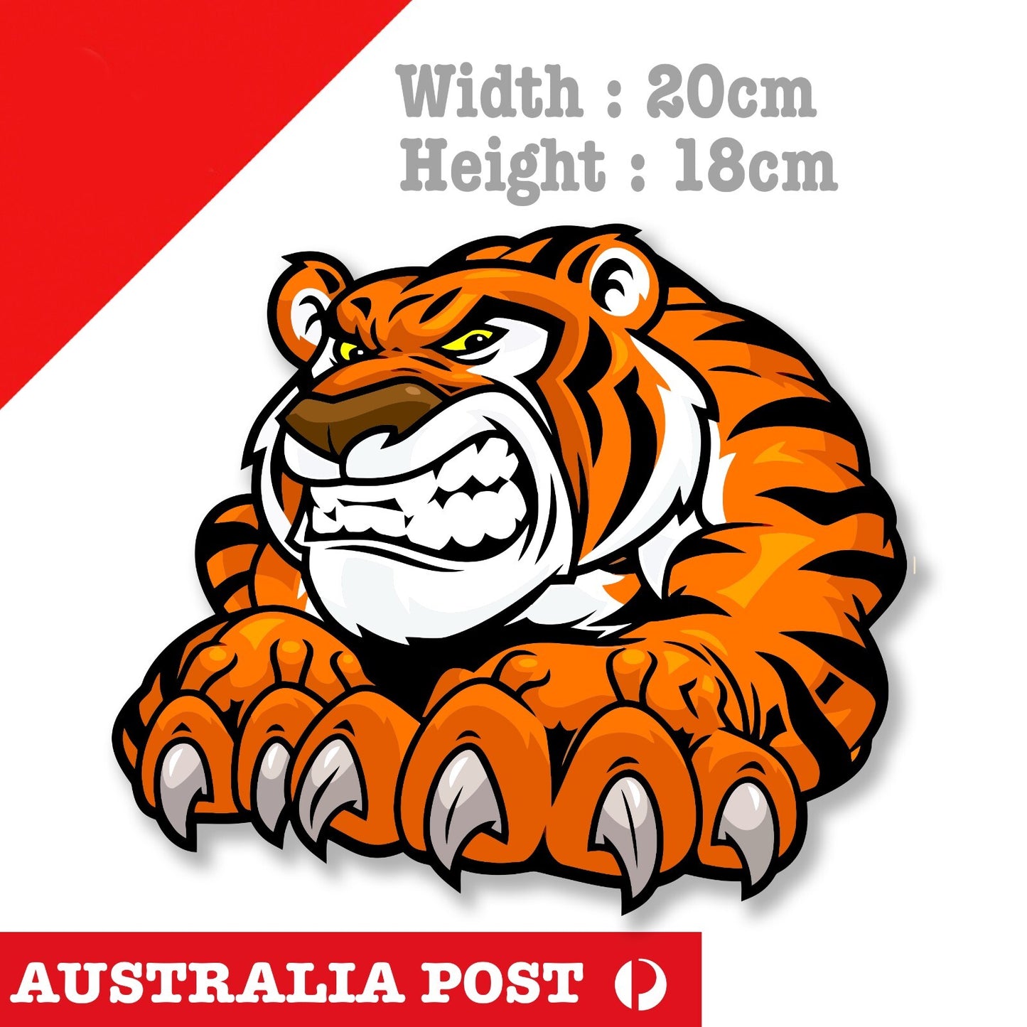 Angry Tiger, Tiger Animal, Tiger , Big Cat Tiger Sticker