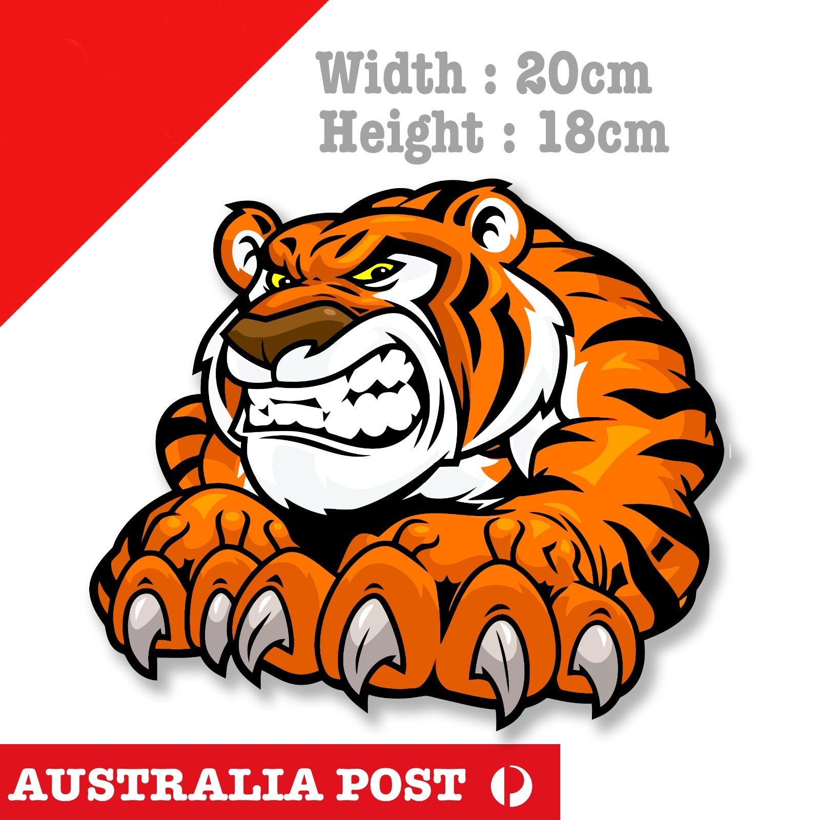 Angry Tiger, Tiger Animal, Tiger , Big Cat Tiger Sticker