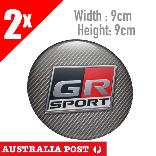 Toyota GR Sport Round Logo badge Sticker