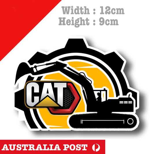 Caterpillar Excavator Logo Sticker