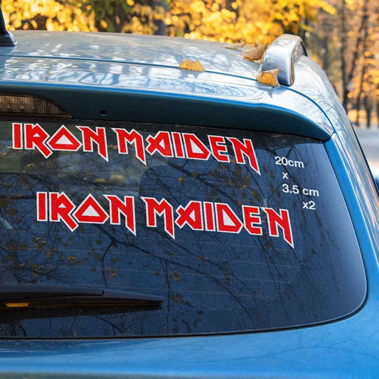Robinson's Brewery Iron Maiden Trooper Beer Logo Banner  2x Sticker