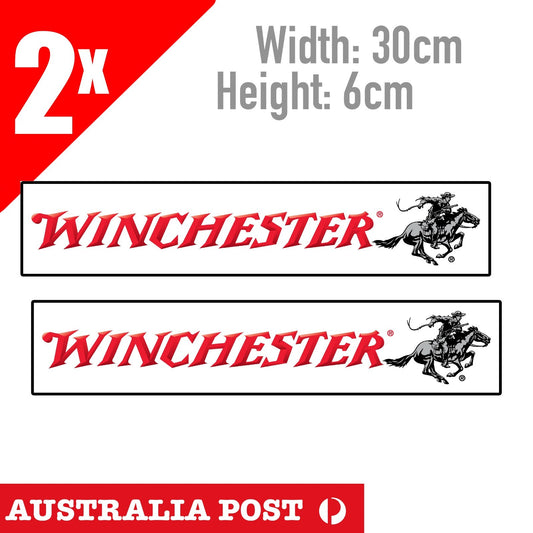 WINCHESTER  Banner Old Vintage Logo Stickers