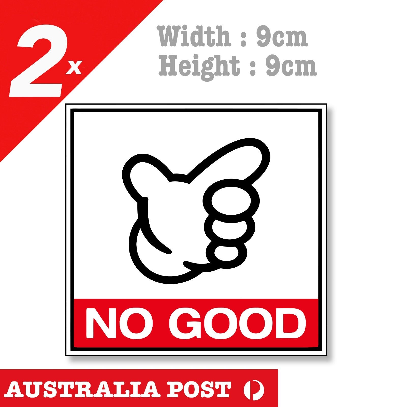 No Good Racing!Bye Police JDM Drift Race Kanjo Osaka Car  Sticker