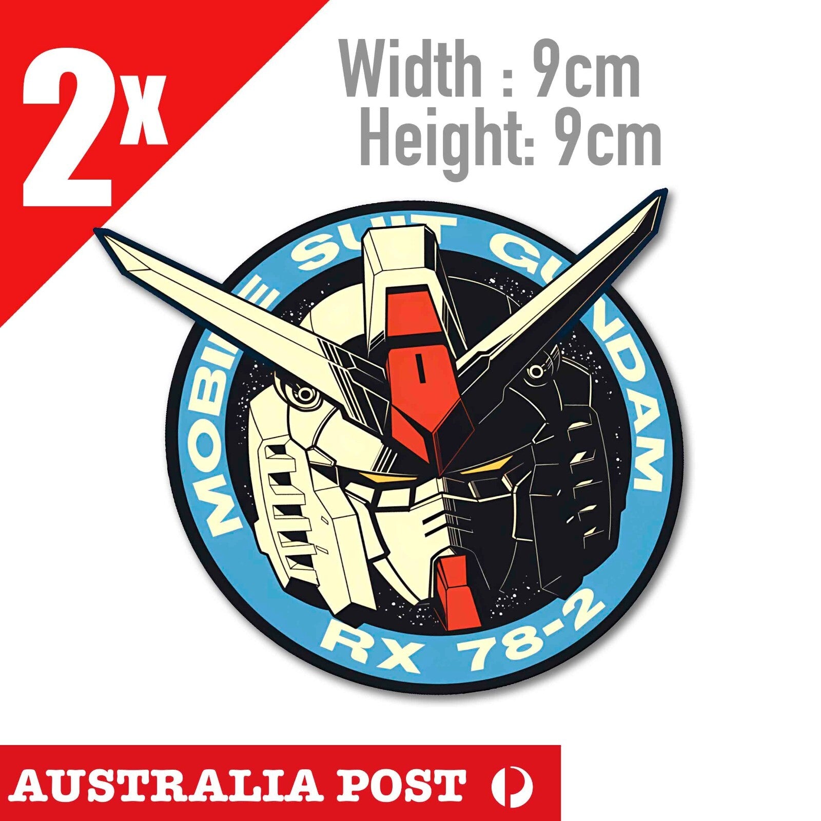 GUNDAM RX 78-2 Robot Logo Stickers