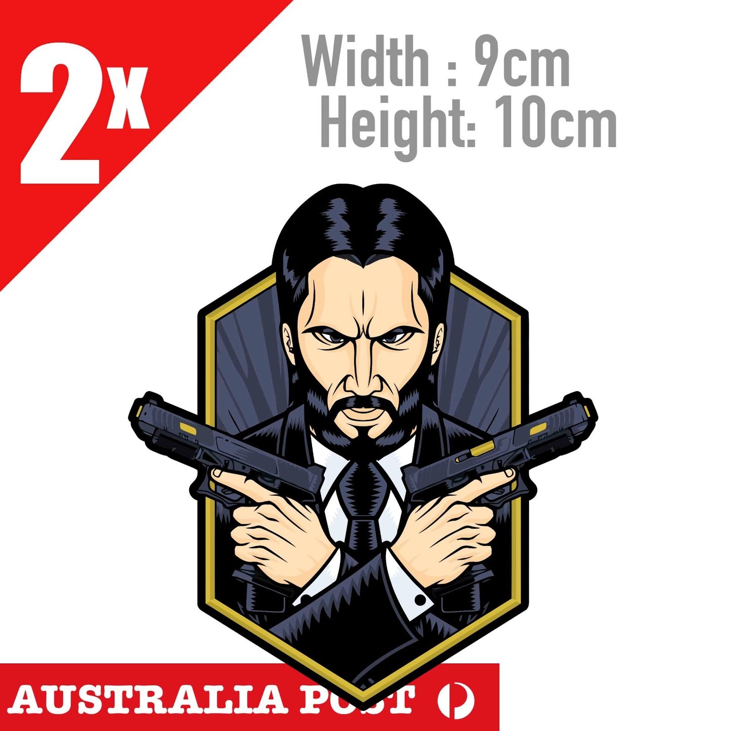 John Wick STICKER Car vehicle Decal Funny  Sticker