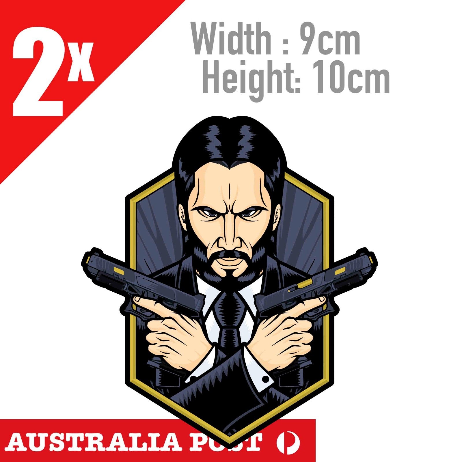 John Wick STICKER Car vehicle Decal Funny  Sticker