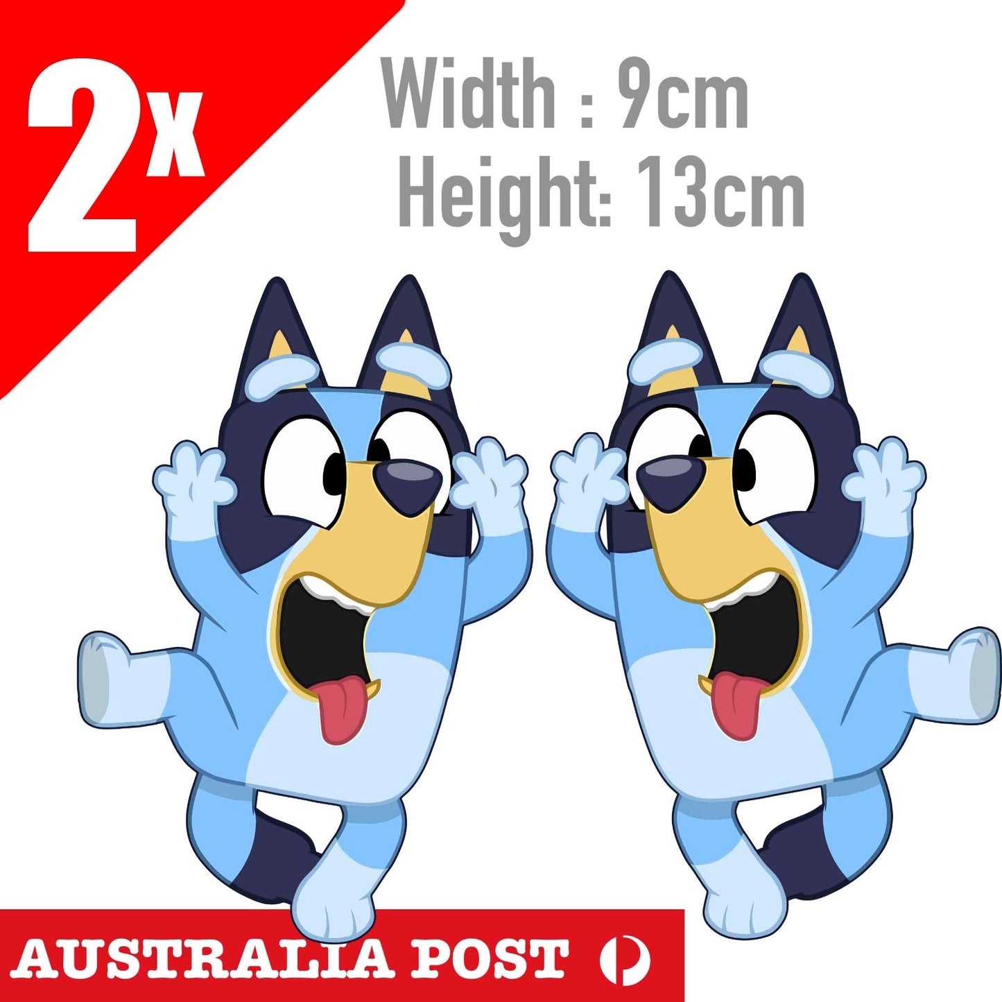 BLUEY  Vinyl Decal Sticker Car Window Laptop Funny Sticker