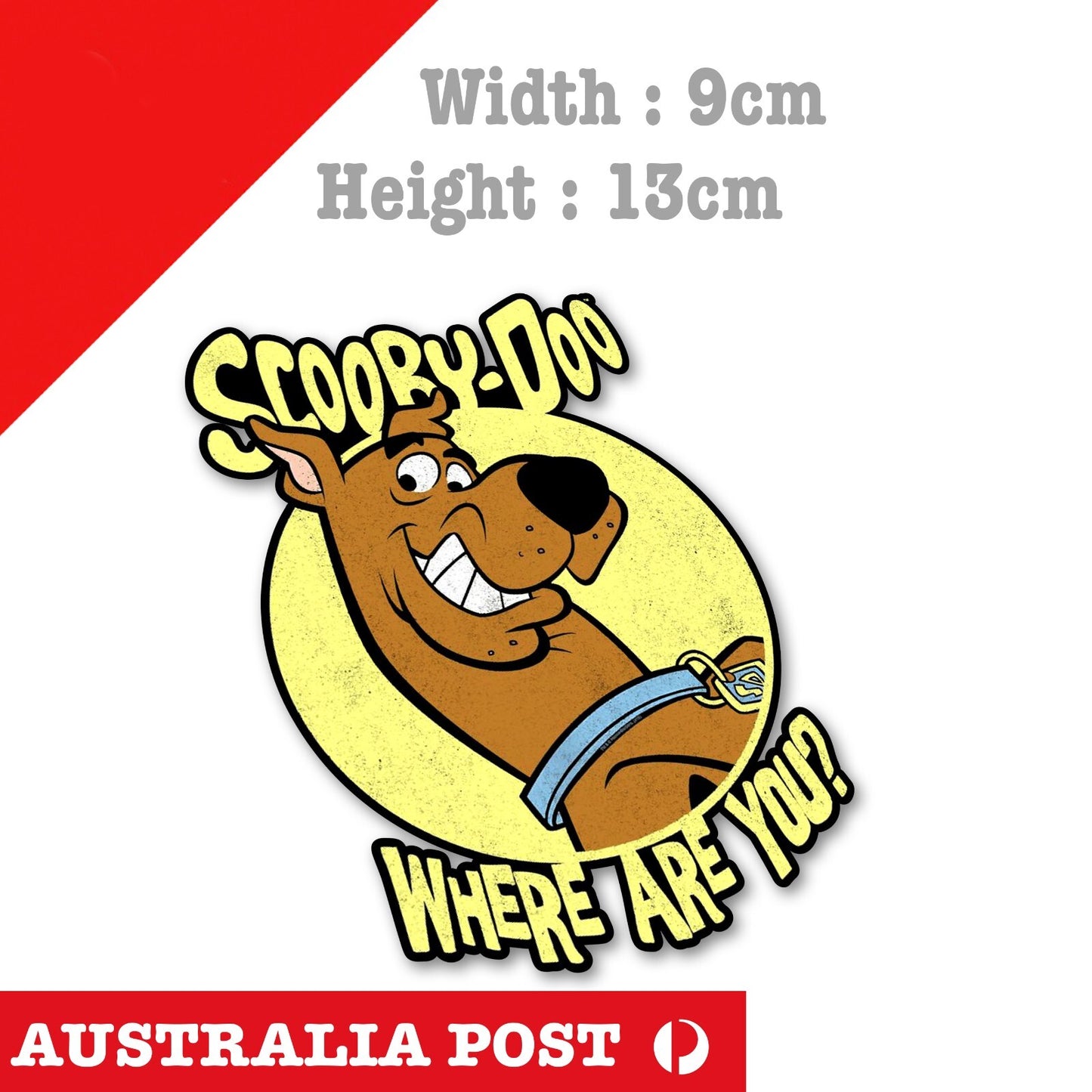 Scooby Doo , Where Are You ? Logo, Funny Sticker
