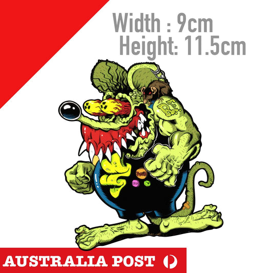 Rat Fink Monster Sticker