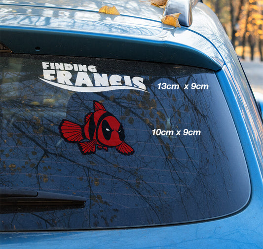FINDING FRANCIS Deadpool funny - Finding Nemo JDM Sticker 