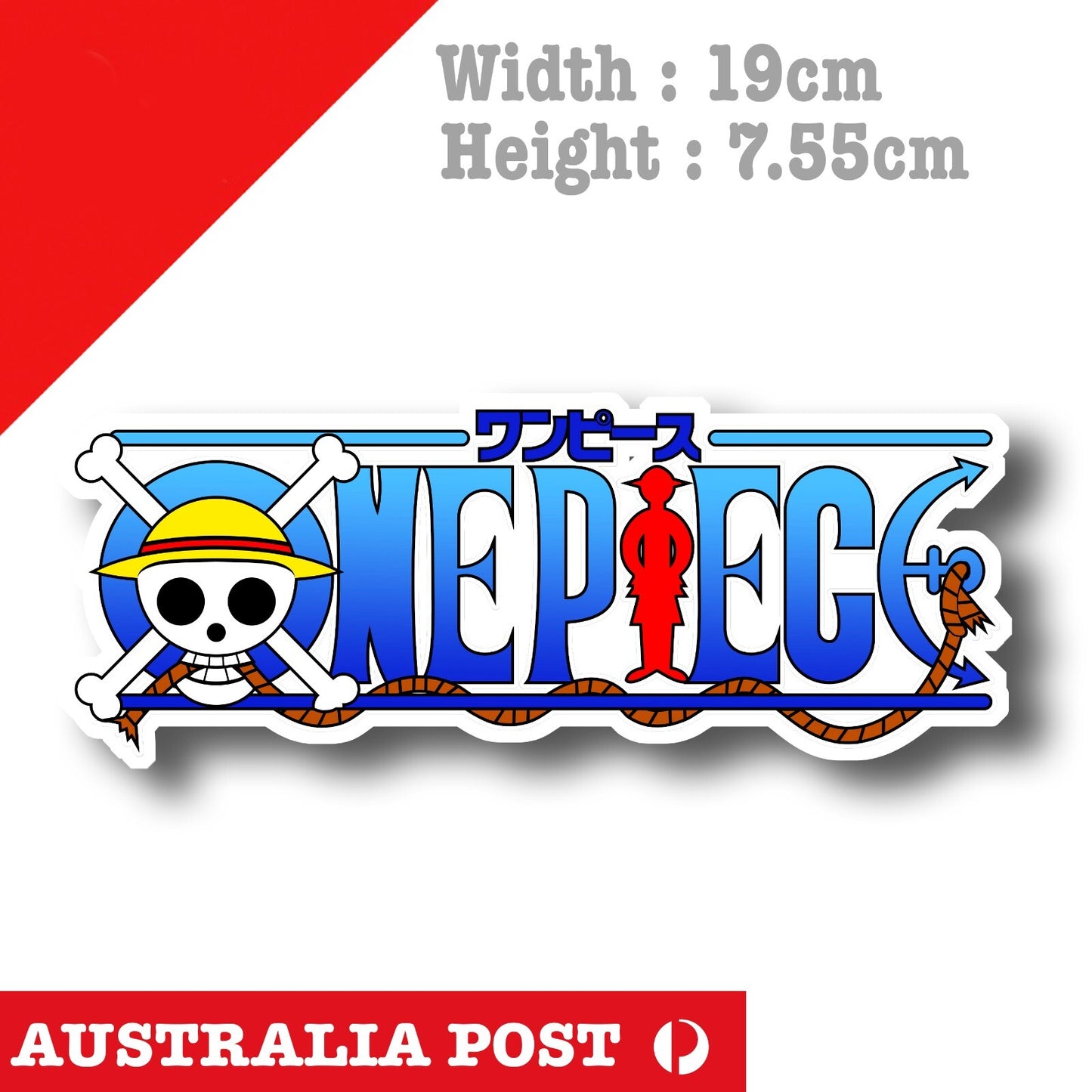One Piece Monkey D. Luffy  Laptop , Car Sticker 