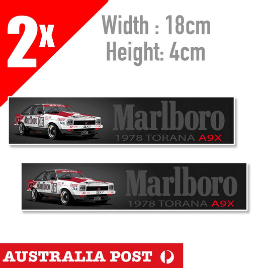 HOLDEN 1978  Torana A9X - Legend Series MARLBORO banner Sticker