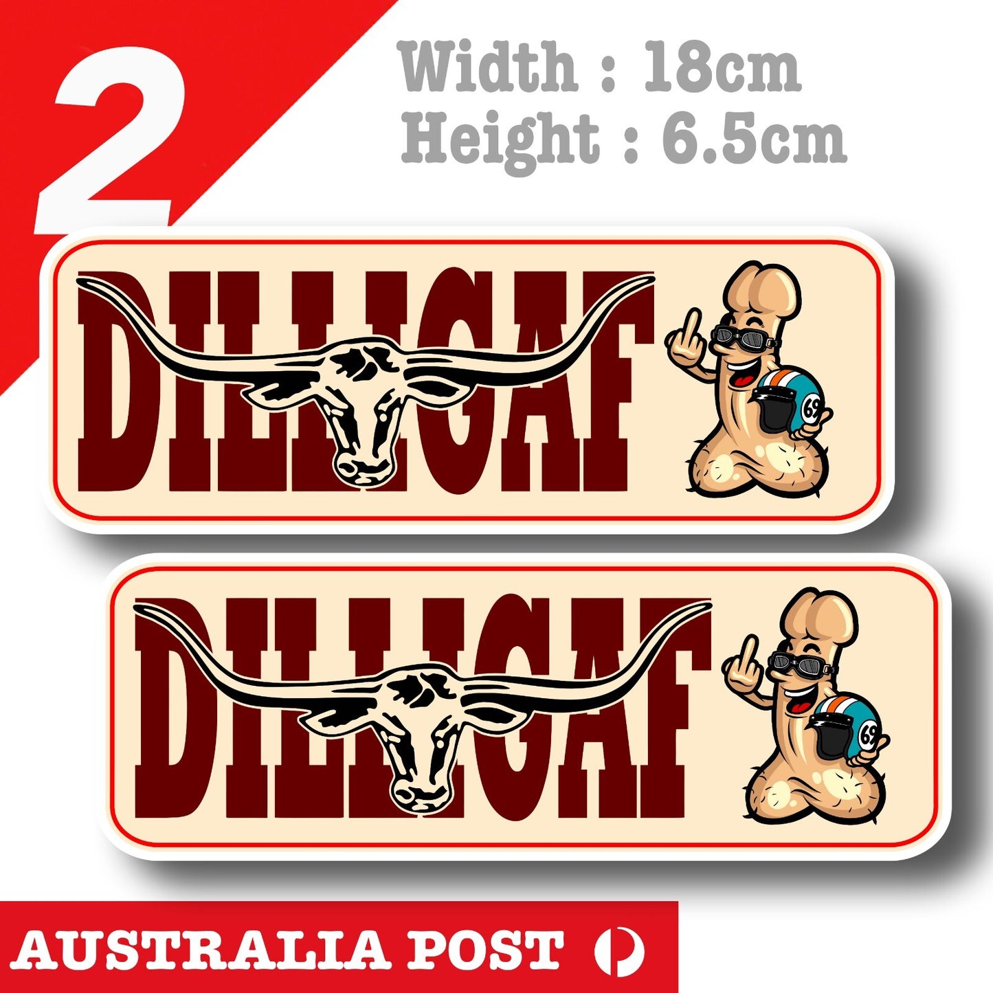 DILLIGAF Do I Look Like I Give a F*ck funny joke Car Stickers