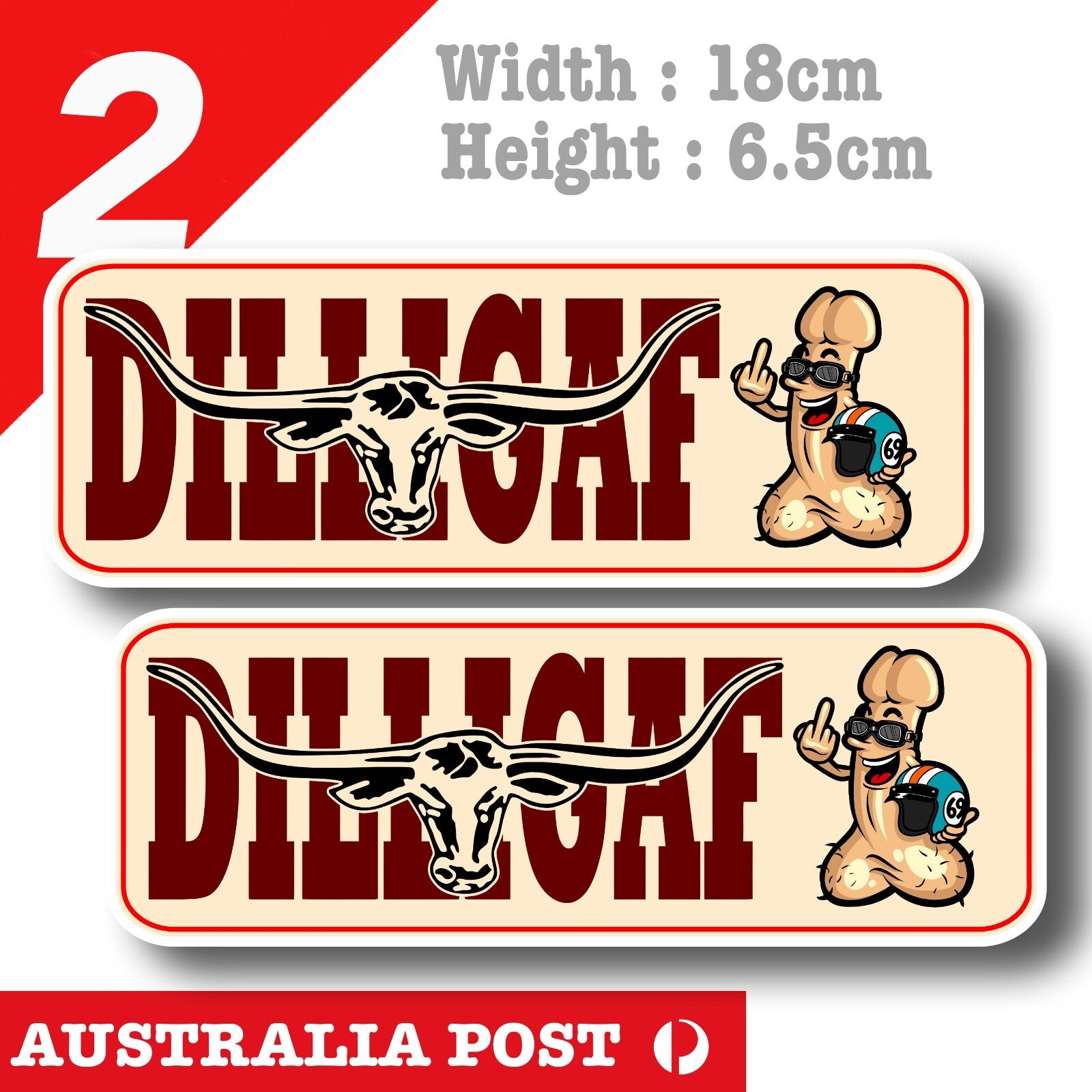 DILLIGAF Do I Look Like I Give a F*ck funny joke Car Stickers